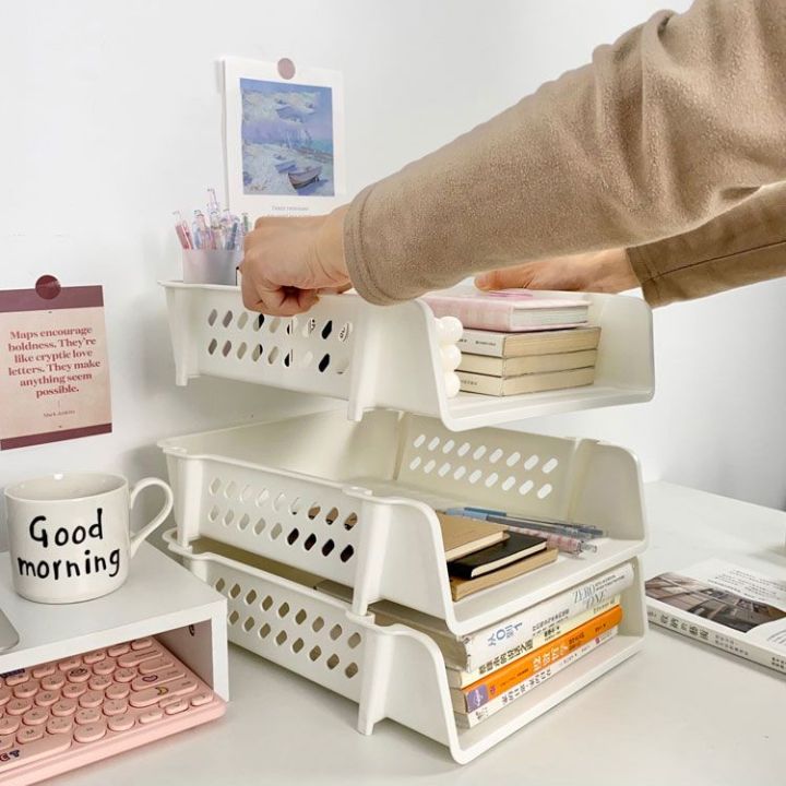 Fast%20Delivery,%20A4%20Size%20Document%20Rack,%20A4%20Document%20Tray,%20Document%20Storage%20Box%20Can%20Be%20Stacked%20in%20Layers.%20-%20Image%204