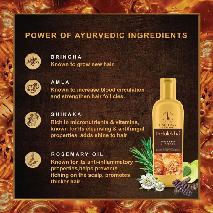 Indulekha Bringha Anti Hair Fall Shampoo Hair Cleanser 100ml