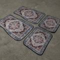 4PCS Universal Car Mats Set, Polyester All Weather Front Floor Mats, Non Slip Auto Carpets for Cars.