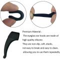 2/40pcs Silicone Ear Hook Anti-slip Glasses Leg Ear Sleeve Bracket Fastener Sunglasses Accessories Grip Anti-fall Eyewear Holder. 