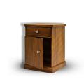 Teak Bed Side Cupboard. 