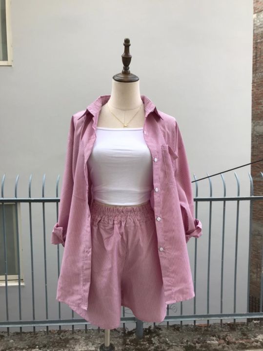 Women's%20New%20Model%20Summer%20Stripe%20Shirt%20Long%20Sleeve%20Slim%20Fit%20Casual%20Striped%20Top%20for%20Business%20And%20Office%20-%20Image%206