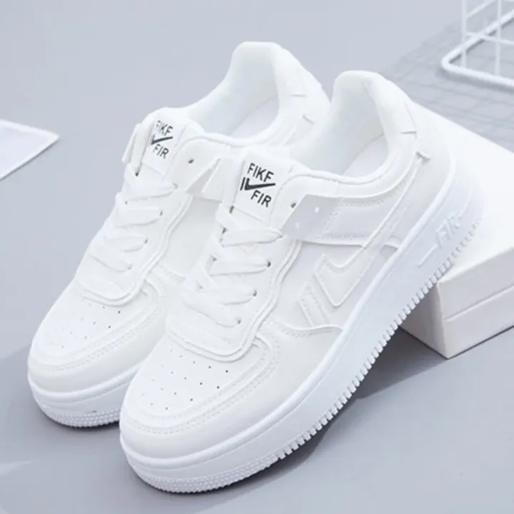 Fashionable%20Lace-up%20Flat%20Casual%20Shoes%20Comfortable%20Thick-soled%20Running%20Sneakers%20Round-toe%20Breathable/Wear-resistant%20Running%20Shoes%20-%20Image%205