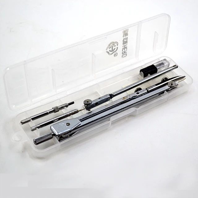 Professional%20Drawing%20Compass%20Setting%20Geometry/Mathematics%20OR%20Engineer%20Students%20Drawing%20Metal%20Compass%20With%20Pencil%20Leads%20Ink%20Drawer%20-%205pc%20Set%20-%20Image%206