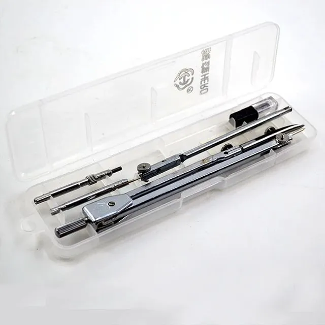 Professional%20Drawing%20Compass%20Setting%20Geometry/Mathematics%20OR%20Engineer%20Students%20Drawing%20Metal%20Compass%20With%20Pencil%20Leads%20Ink%20Drawer%20-%205pc%20Set%20-%20Image%206