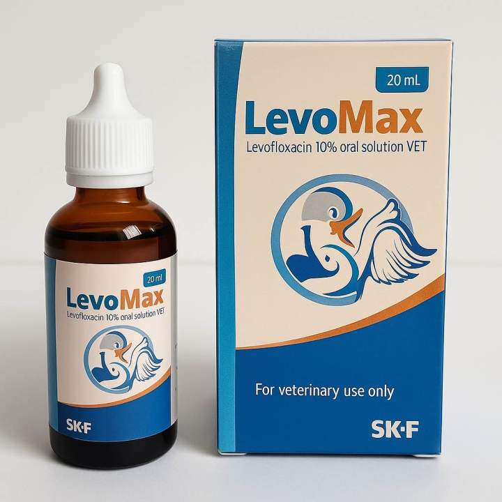 LevoMax Vet – Levofloxacin 10% Oral Solution for Birds & Poultry | 20 ...