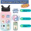 50Pcs Cute Dental Tooth Shaped Stickers Cartoon Teeth Sticker Dentist Store Toothbrush Label Decoration Dentistry Gifts. 