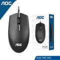 AOC MS100 wired USB mouse Home Office business computer desktop mouse. 