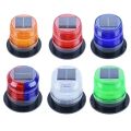 Solar Power Warning Flash Beacon Light Sensor Emergency Indication LED Lamp Car Rotating Traffice Safety Light Magnet Ceiling.