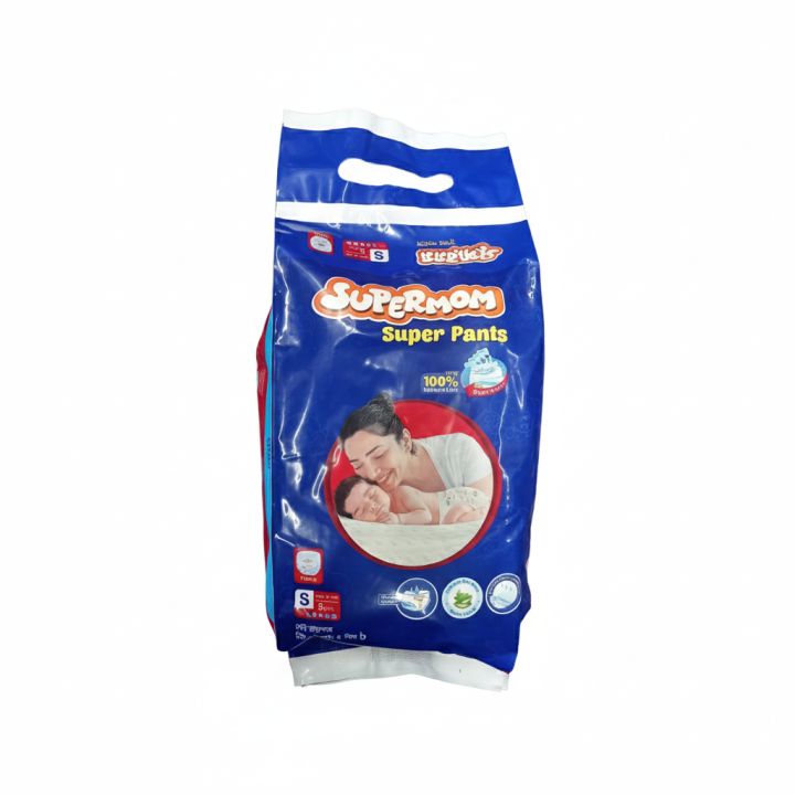 Supermom Super Pants Baby Diaper - Size S (5 Pieces)