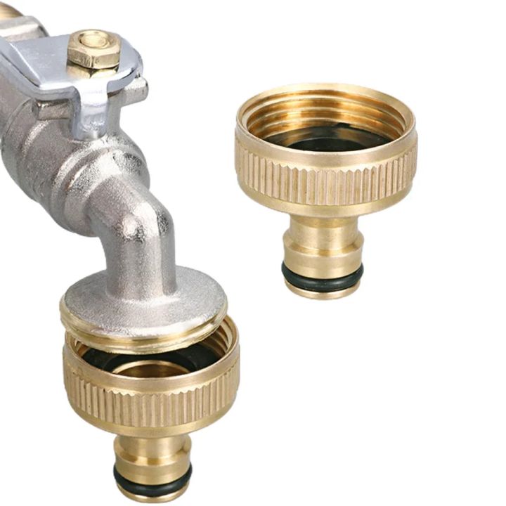 2Pcs%203/4"%20To%201/2"%20Thread%20Connector%20Faucet%20Hose%20Tap%20Water%20Adapter%20Quick%20Connector%20Water%20Pipe%20Fittings%20Home%20Replacement%20Accessory%20-%20Image%202
