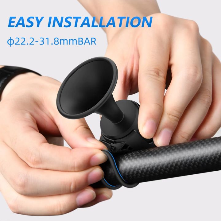 TWOOC%20Bicycle%20Electronic%20Horn%20Loud%20Warning%20Sound%20CR2032%20Battery%20120dB%20IPX4%20Waterproof%20Suitable%20for%20Road%20and%20Mountain%20Bike%20-%20Image%203