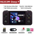 ANBERNIC RG353M Handheld Game Console 3.5 Inch Multi-touch Screen Dual OS Aluminum Alloy Shell HDMI-compatible WIFI Video Player. 