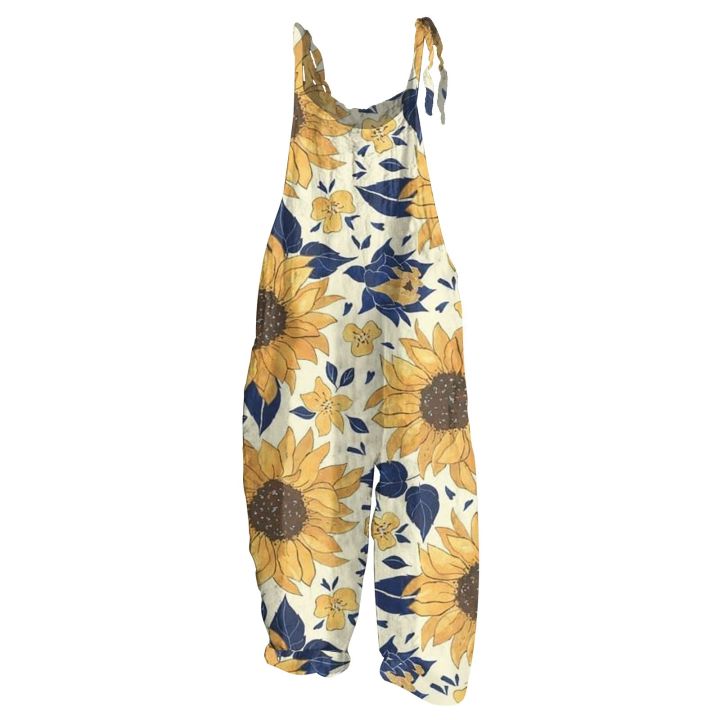 Sunflower%20Pattern%20Overalls%20For%20Women%20Fashion%20Slim%20Jumpsuit%20Women%20Casual%20Loose%20Romper%20For%20Women%20Mono%20Deportivos%20Mujer%20Gym%20-%20Image%204