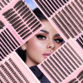 200PCS D Curl Eyelash Cluster Set with 30D40D80D and 80D Spiky Style Natural Wispy Volume Lashes. 