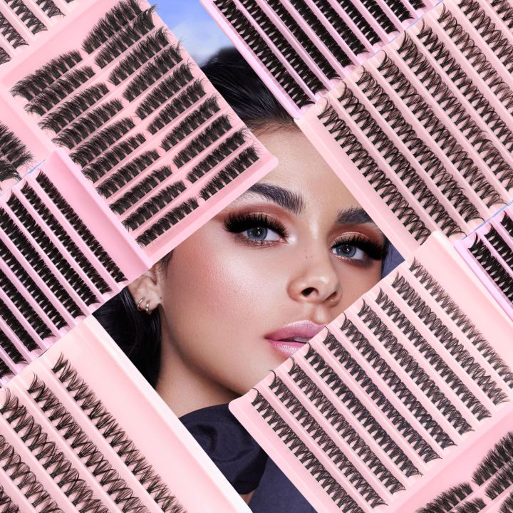 200PCS%20D%20Curl%20Eyelash%20Cluster%20Set%20with%2030D40D80D%20and%2080D%20Spiky%20Style%20Natural%20Wispy%20Volume%20Lashes%20-%20Image%202
