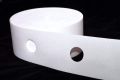 10 meter tape with 50 hole Thick Fabric Heavy Eyelet Type Curtain Tape for Rings with Eyelet Hole for Hook 4.9 inch width White,  Curtains Perfect Plating/ curtain hole stip/curtain tape. 