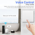 Manhot WiFi Smart Water Heater Button Switch 40A 8800W EU Standard Smart Life APP Voice Control Work with Tuya Alexa  Home. 