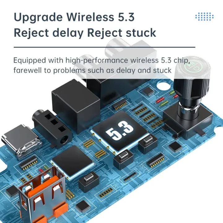 Bluetooth%205.3%20Audio%20Receiver%20Support%20USB%20U-Disk%20Play%20Wireless%20Adapter%20R/L%202%20RCA/3.5MM%20AUX/Optical%20Fiber%20Jack%20For%20Car%20Kit%20Speaker%20-%20Image%204