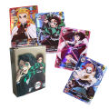 50PCS Demon Slayer Cards English Version SSR Card Ultra Rare Card Tanjirou Kamado Nezuko Character Collection Card. 