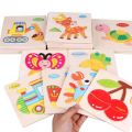 1pcs Wooden Puzzles for Toddlers 3 Years Animal Vehicle Jigsaw Puzzle Educational Kids Puzzles Toys Montessori Learning Jigsaw Toy.