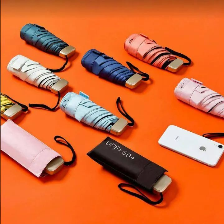 High Quality Personal Waterproof Sombrillas Women 5 Fold Small Gift Ladies Girls Light C...