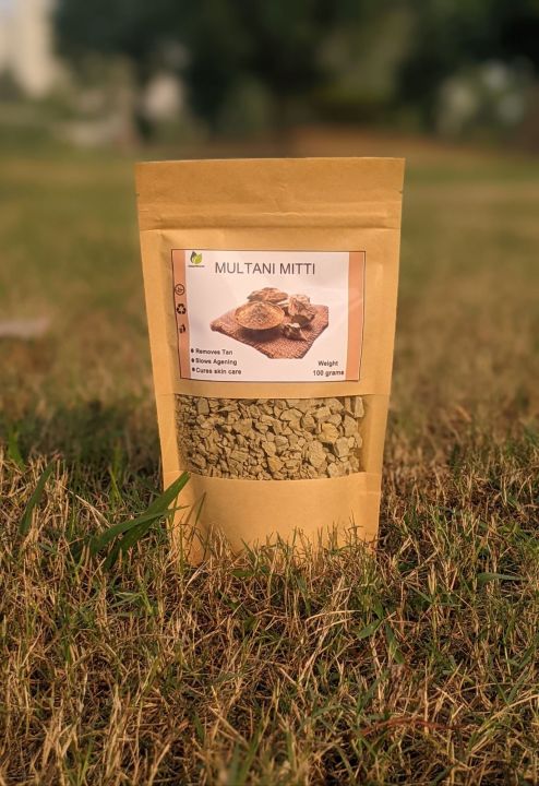Multani Mitti / Powder and Chunks 200grams Fullers Earth 200 grams ...
