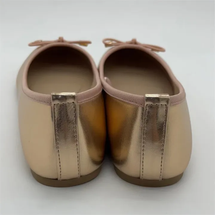 Eilyken%20Fashion%20Bowknot%20Round%20Toe%20Women's%20Flat%20Comfort%20Slip-On%20Ladies%20Ballerina%20Single%20Elegant%20Mules%20%20Gold%20Silver%20Shoes%20-%20Image%205