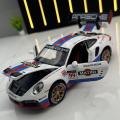 1:32 911 GT3 RSR alloy car model simulation car decoration collection gift toy Die casting model boy toy A415. 