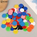 100Pcs/pack 25MM Plastic Montessori Learning Education Math Toy Plastic Poker Chips Bingo Chip Markers Token. 