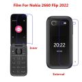 Nokia 2660 screen protector and outside screen protector jelly hydrogel best quality. 