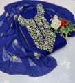 Lawn Collection Gotta Work Handmade Chiffon Dupatta Trouser Plain 3 Piece Suit. 