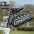 ROCKBROS1.7L Bicycle Bag Waterproof Rear Large Capatity Quick Release Seatpost Shockproof Double Zipper Rear Bag Accessories. 
