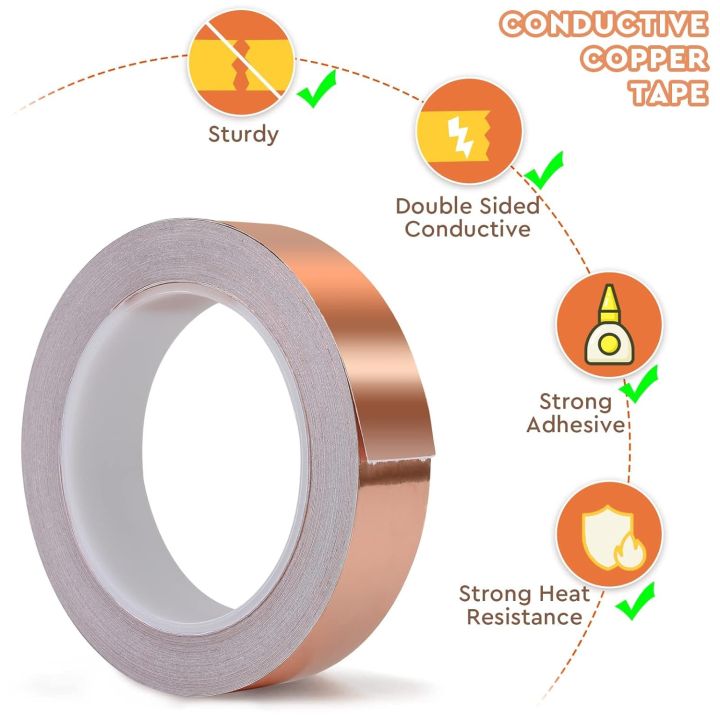 DIY%20Copper%20Foil%20Tape%20EMI%20Shielding%20Doubel%20Side%20Conductive%20Repair%20Adhesive%20Tape%20Snail%20-%20Image%202