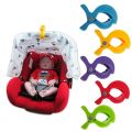 1/2Pcs Baby Colorful Car Seat Accessories Plastic Pushchair Toy Clip Pram Stroller Peg To Hook Cover Blanket Mosquito Net Clips.
