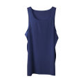 Waistcoat men ice silk seamless wear undershirt men sleeveless underwear pure white sports hurdles summer thin base shirt.