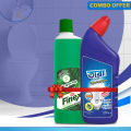 Combo of Finex Pine Fresh Floor Cleaner 500 ml & Tara Toilet Cleaner 500ml.