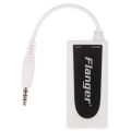 Flanger FC-21 Guitar Connector Converter Electric Guitar Bass to Mobile Phone Tablet Adapter Compatible with iPhone/iPad Android. 
