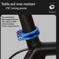 ENLEE Bicycle Seat Post Clamp 34.9mm Seat Pipe 304 Stainless Steel Screws MTB Bike Clamps CNC MACHINED Cycling Accessoires.