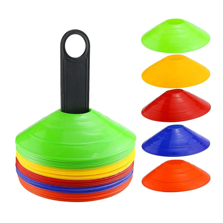 Training%20Marker%20-%2050%20Pieces%20-%20Practise%20Flat%20Cones%20Cone%20Plastic%20Cone%20Colour%20Color%20Colours%20Football.%20-%20Image%203
