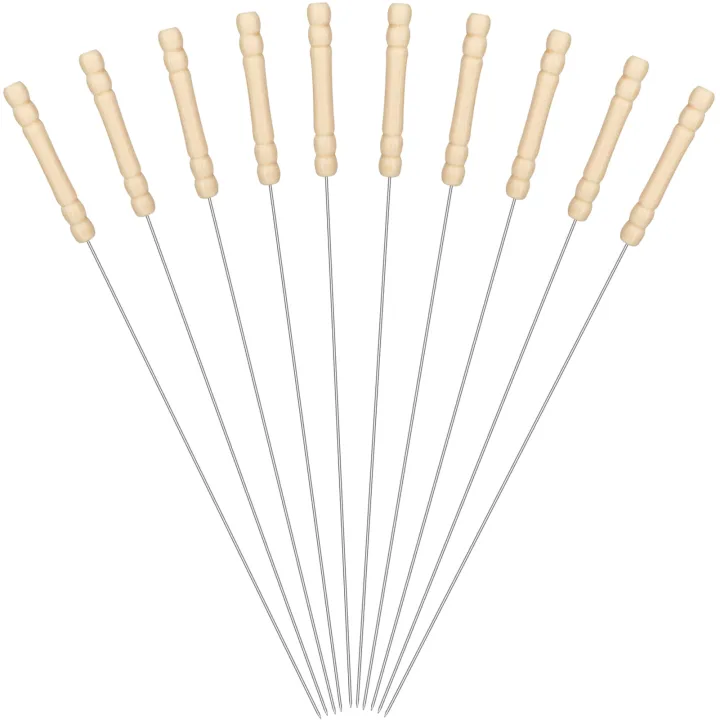 BBQ%20Barbecue%20Clip%20set%20Skewers%2030cm%20Stainless%20steel%20+%20wood%20Needle%20Utensil%20rust%20resistant%20Pins%20BBQ%20Accessories%20Outdoor%20-%20Image%206