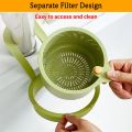 Self Cleaning Kitchen Sink Strainer Basket Press Automatic Dumping Waste Catcher Faucet Hanging Draining Basket Trash Filter. 