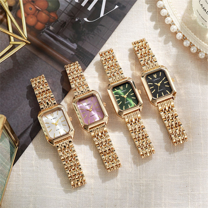 Women's%20Fashion%20Square%20Watches%20Gold%20Alloy%20Strap%202024%20Luxury%20Ladies%20Quartz%20Wristwatches%20Qualities%20Female%20Roman%20Scale%20Clock%20-%20Image%206