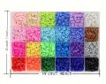 5000/3500/1000/500pcs 6mm Flat Round  Slice Polymer Clay Chip Beads For Handmade DIY Earrings Necklace Bracelet Crafts Small Business Jewelry Making Supplies. 
