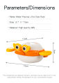Little yellow duck bath toy: a novel water toy for children, suitable for both boys and girls. 
