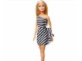 Barbie Glitz Black & White Stripe Dress Doll Limited Edition for girls. 