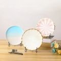 1pc Black Iron DIY Craft Bracket Book Holder Photo Pedestal Bowl Picture Frame Plate Rack Display Stand Easel Storage Holders.