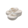 New 6CM thick bottom flip flops made of EVA material for summer wear, with clip on slippers for women, fashionable and versatile.