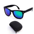 Portable Foldable Sunglasses Add Box Fashion Sun Glasses UV400 AC lenses non-slip Design Outdoor Goggles Men Women Retro Glass. 