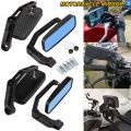 BSC square foot mirror for motorcycle multi angle vision adjustment. 